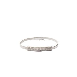 Marco Bicego Womens 18K White Gold ~0.40CTW Diamond Coil Masai Bracelet 6" 12g